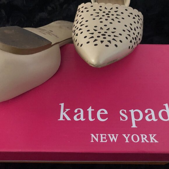 KATE SPADE - Polistina Powder Nappa Flats - Picture 2 of 9